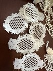 Lot Of 70  Vintage Plastic Cake Pillars Columns Dowels Pegs  Ornate Fluted  Etc 