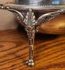 Antique   Vintage English Silver Plate Roll Top Food Warmer Serving Dish