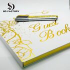 Gold Wedding Guest Book And Pen Set