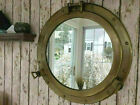 20 porthole Nautical Cabin Wall Decor Porthole Mirror Antique Brass Finish-large