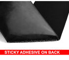 Sticky Back Hook   Loop Tape Self Adhesive Can Attach To Velcro 10    Foot - Black