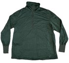 Usgi Mens Size Xl Sleeping Shirt Heat Retentive Moisture Resistant 1 4 Zip Shirt