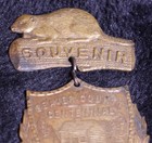 Beaver County Pa Expo Souvenir Badge Centennial Celebration Schwaabs   S C1900
