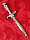 Vintage Squire Souvenir Letter Opener Sword Dagger Desk Knife london england 7 