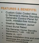 Generac Generator 8 Wire Control Cable  40-200   Save Money Easy Wiring
