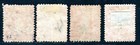 Bahamas 1863 5a Used Per 4 Color Shades  d9795