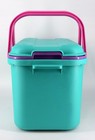 Vintage 1990s Eagle Craftstor 3-pc Sewing Craft Storage Tote Teal Purple Euc