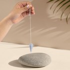 Angelite Pendulum Crystal Stone  Faceted Pendulum Divination Tools  Dowsing
