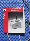 Vintage Genuine Original Apple Iic 2c Joystick With Cable And Manual Untested