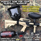 New Maddog 48ci 3000psi Aluminum Compressed Air Hpa Paintball Tank N2