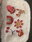 Addy-lu Junior Girl s Cosmetic Travel Bag Embellished Faux Fur Plush Large Nwto