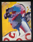 Peter Max   Pop Art    1990 s Signed Print    New Golden Frame