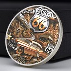 Route 66 Commemorative Coin Vintage Car Usa Highway 66 Souvenir Token Medal