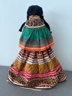 Native American - Vintage Seminole Doll - 14 Inches  Patchwork  Excellent