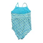 Hurley Girl s One Piece Open Mid Drift Ribbed Swimsuit