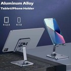Adjustable Aluminum Tablet Stand Holder For Ipad Mobile Phone Desktop Mount 