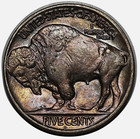 1917-d Buffalo Nickel  Beautiful Gem Bu   Better Date 5c
