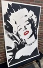 Large Format Marilyn Monroe Subway Style Painting - Wall Art - 41   x 60    Vintage
