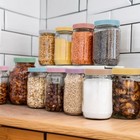 Wide Mouth Mason Jar Lids - 8pcs Colored Mason Plastic Lids Wide Mouth  Leak Pr