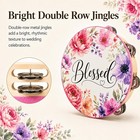 Musfunny 10 Inch Blessed Double Row Jingles Christian Church Tambourine