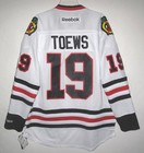Rbk Chicago Blackhawks Jonathan Toews Premier White Rd Jersey Xl