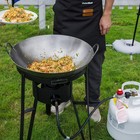 Cocina De Exterior Con Wok  Wok De Gas Con Wok De Hierro Y Quemador De 54000 Btu