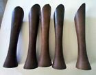 Vintage Mid Century Modern Wood Retro Pole Lamp Replacement Finial 4 25  Long
