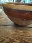 Antique 19th Century French Glazed Red Ware Cooking Proven  al Terracotta Bowl