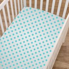 100  Natural Cotton Percale Fitted Crib Sheet For Standard Crib And Toddler M   