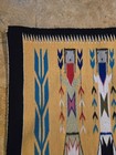 Vintage Navajo Rug Textile Native American Indian Pictorial Weave 33 x26 
