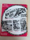Her Jungle Love Pressbook 1938 Dorothy Lamour In Sarong  Ray Milland  Rare 