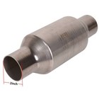 2  Stainless Steel High Flow 410200 Universal Catalytic Converter