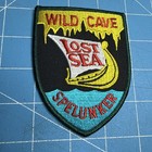 Wild Cave Lost Sea Spelunker Travel Souvenir Patch 3in X 4in Green Border