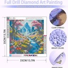Diamond Art Painting - Mountains Diamond Painting  Flower 5d Diamond Art For Gif