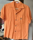 Vtg  Hawaiian Shirt Medium Luau Tiki Aloha Camp Made In Hawaii