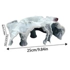 Aquarium Fish Tank Ornament Decor Landscape Ancient Hide Cave Resin