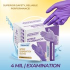 4 Mil Disposable Nitrile Exam Glove Latex powder Free S-xl  100 200 1000 Pcs