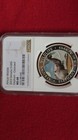 2023 Colorize Somalia 100 Shillings African Elephant  999 Silver Coin Ngc Ms68