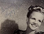 Peggy Lee  Autographed 5  X 7  Photograph - Benny Goodman Era - Clean  -vg Cond 