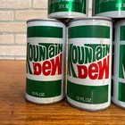 Vintage 1970s Mountain Dew Ya-hooo Pull Tab Straight Soda Cans Huge Lot  10 