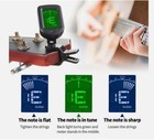 Lcd Clip-on Chromatic Acoustic Electric Guitar Bass Ukulele Banjo Violin Tuner 