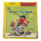Sesame Street Ernie s Big Mess Read Along Book   Cassette Tape Sealed