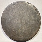 1794 Liberty Cap Large Cent Early Copper Rare Type Low Grade Blank Reverse S-43 
