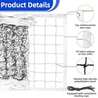 Professional Heavy Duty Volleyball Net - Rainflow Outdoor Volleyball Nets With