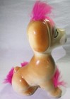 Vintage 1950s Dog Figurine With Pink Fur  Mid Century Modern  Japan 5 