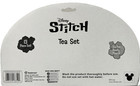 Stitch Tea Party 13 Piece Tea Set With Cups  Saucers  Spoons  Tea Pot Pours New