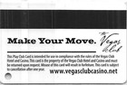 Las Vegas Club Casino - Las Vegas  Nv - 5th Issue Slot Card  Faded Colors