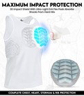 Exxact Sports Youth Baseball Chest Protector  Tank Top Chest   Ribs Protector