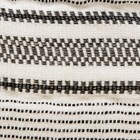 Hearth   Hand With Magnolia Textured Stripe Quilt Railroad Gray  Full queen