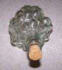 Wine Decanter   Bottle - Grape Cluster With Cork - Euc 
